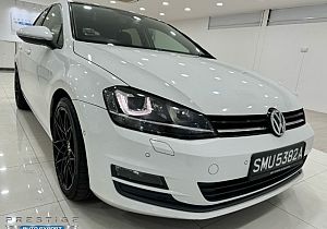 Volkswagen Golf A7 1.4 TSI HID Sunroof 2015 Push Start White